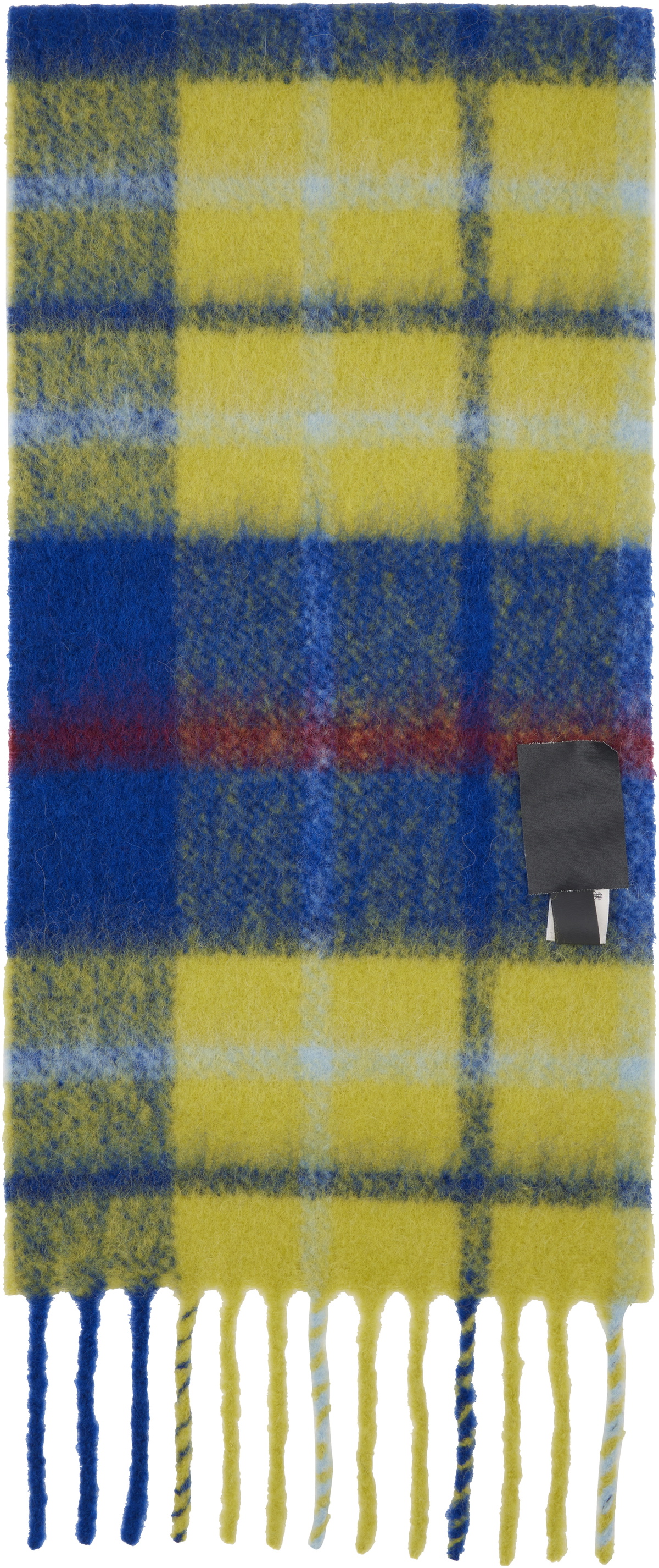 Vivienne Westwood Green & Blue Tartan Scarf