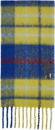 Vivienne Westwood Green & Blue Tartan Scarf