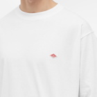 Danton Men's Long Sleeve Logo T-Shirt in White
