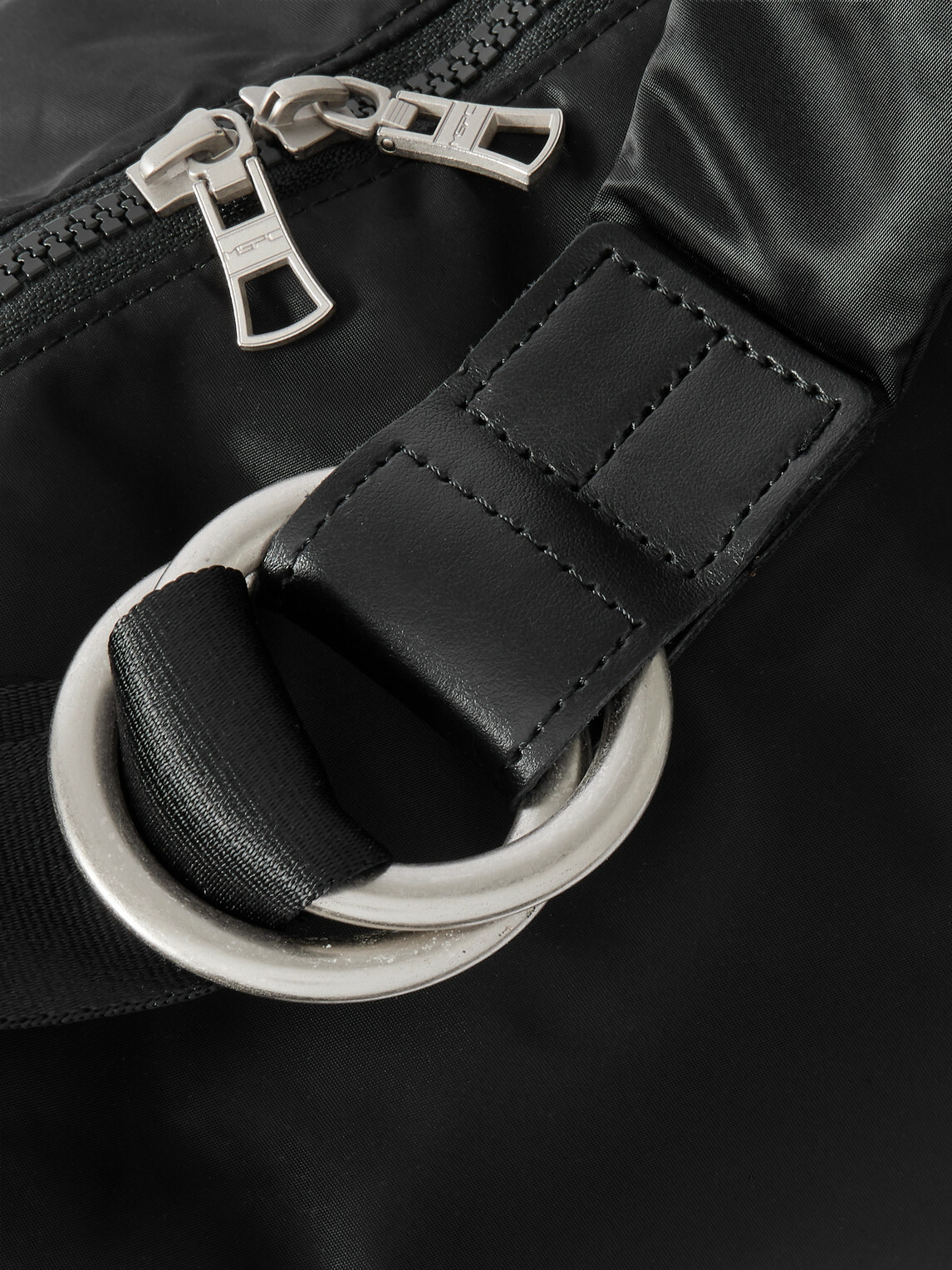 Master-Piece - Ark Leather-Trimmed Nylon Shoulder Bag