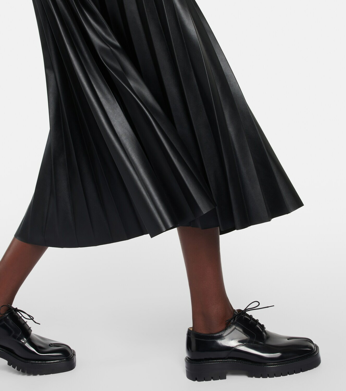 MM6 Maison Margiela High-rise pleated midi skirt MM6 Maison Margiela