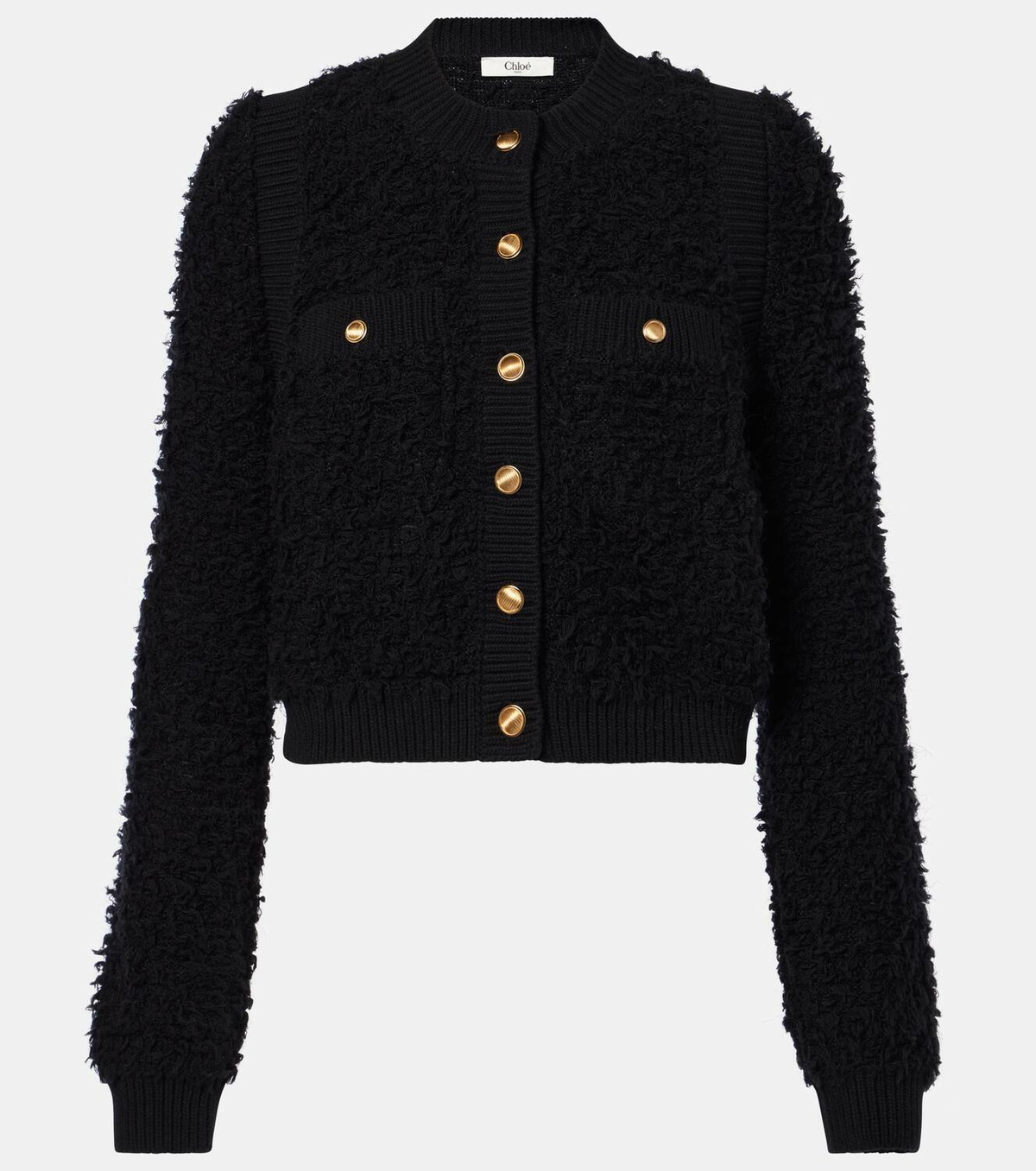 Chloé Cropped tweed jacket