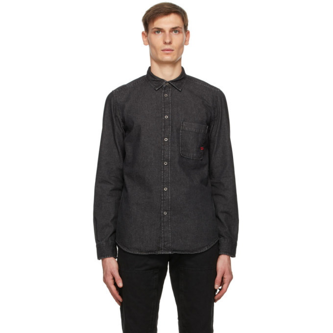 Photo: Diesel Black Denim D-Billy Shirt