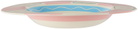 Laetitia Rouget Pink & White 'In The Mood For Love' Dinner Plate