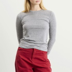 SUNDAYFRUITMARKET Women's Mini Sun Long Sleeve Top in Grey