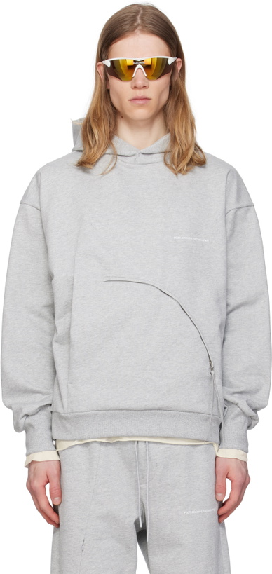 Photo: POST ARCHIVE FACTION (PAF) Gray 8.0 Center Hoodie