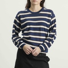 Nothing Written Women's Stripe Jumper in Dark Navy