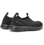 Salomon - RX Snow Moc Advanced Ripstop, Suede and Rubber Sneakers - Black