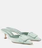 Manolo Blahnik Maysale 50 suede mules