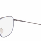 Balenciaga Men's Eyewear BB0298SA Sunglasses in Grey/Transparent