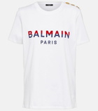 Balmain Logo cotton jersey T-shirt