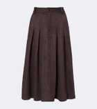 Velvet Belinda midi skirt