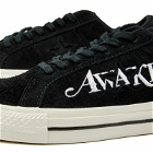 Converse x AWAKE One Star Sneakers in Black/Egret/White