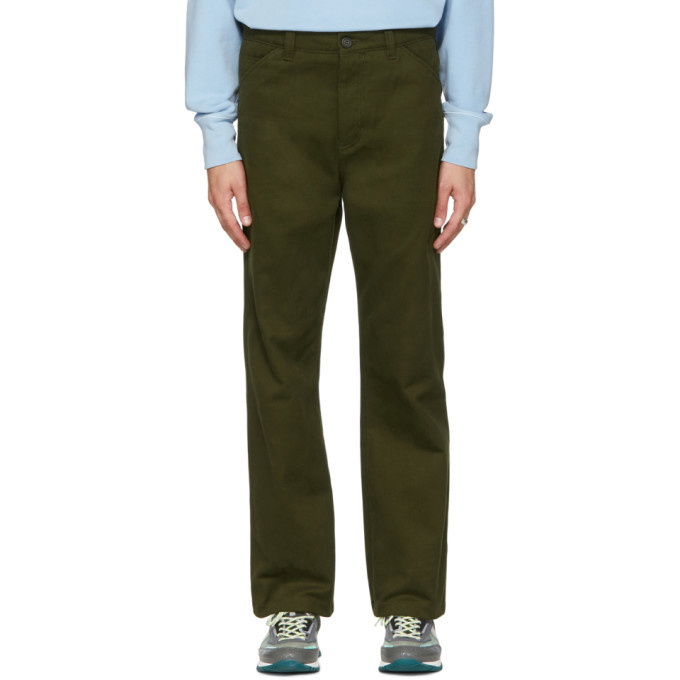 Photo: Acne Studios Green Workwear Trousers