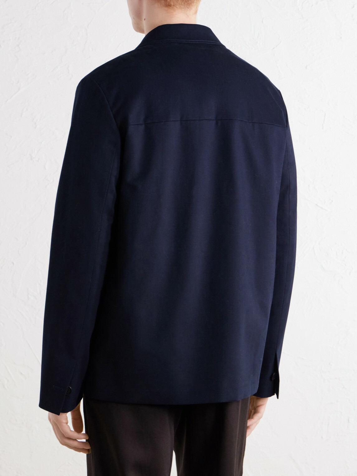Slowear - Cotton and Cashmere-Blend Gabardine Blouson Jacket - Blue