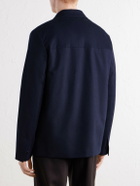 Slowear - Cotton and Cashmere-Blend Gabardine Blouson Jacket - Blue