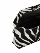 TOM FORD - Zebra Print Velvet Shoulder Bag W/ Chain