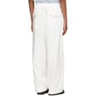 Issey Miyake Men Off-White Dense Jersey Lounge Pants