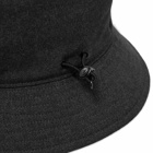 Danton Men's Flannel Bucket Hat in Charcoal Grey