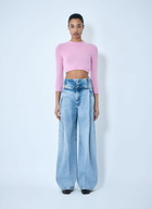 Sportmax Wide-Leg Denim Trousers