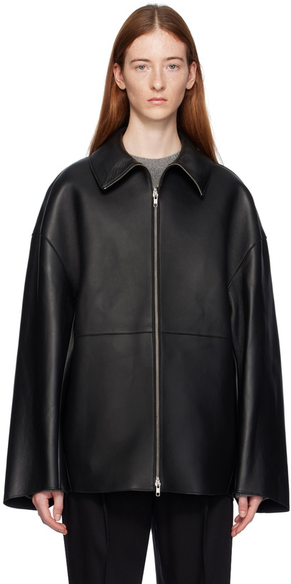 Photo: Teurn Studios SSENSE Exclusive Black Boel Leather Jacket