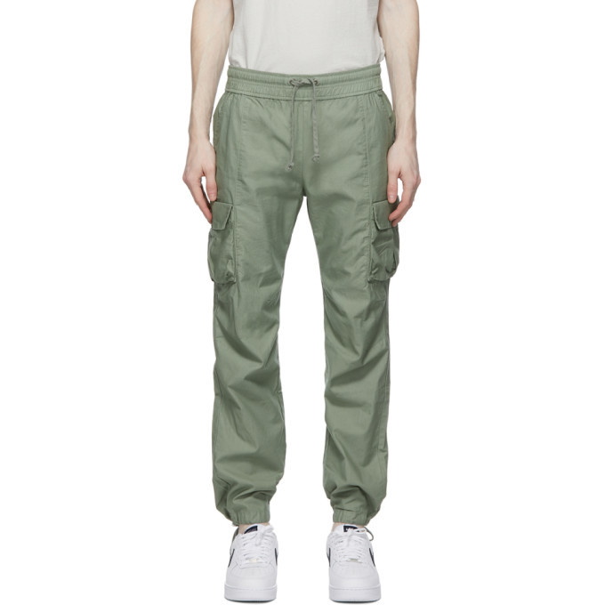 Photo: John Elliott Khaki Sateen Cargo Pants