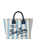 MC2 Saint Barth Vanity Canvas Shoulder Bag With Puerto Banus Print