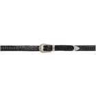 Isabel Marant Black Braided Jigooh Belt