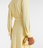Roland Mouret Belted cady midi dress