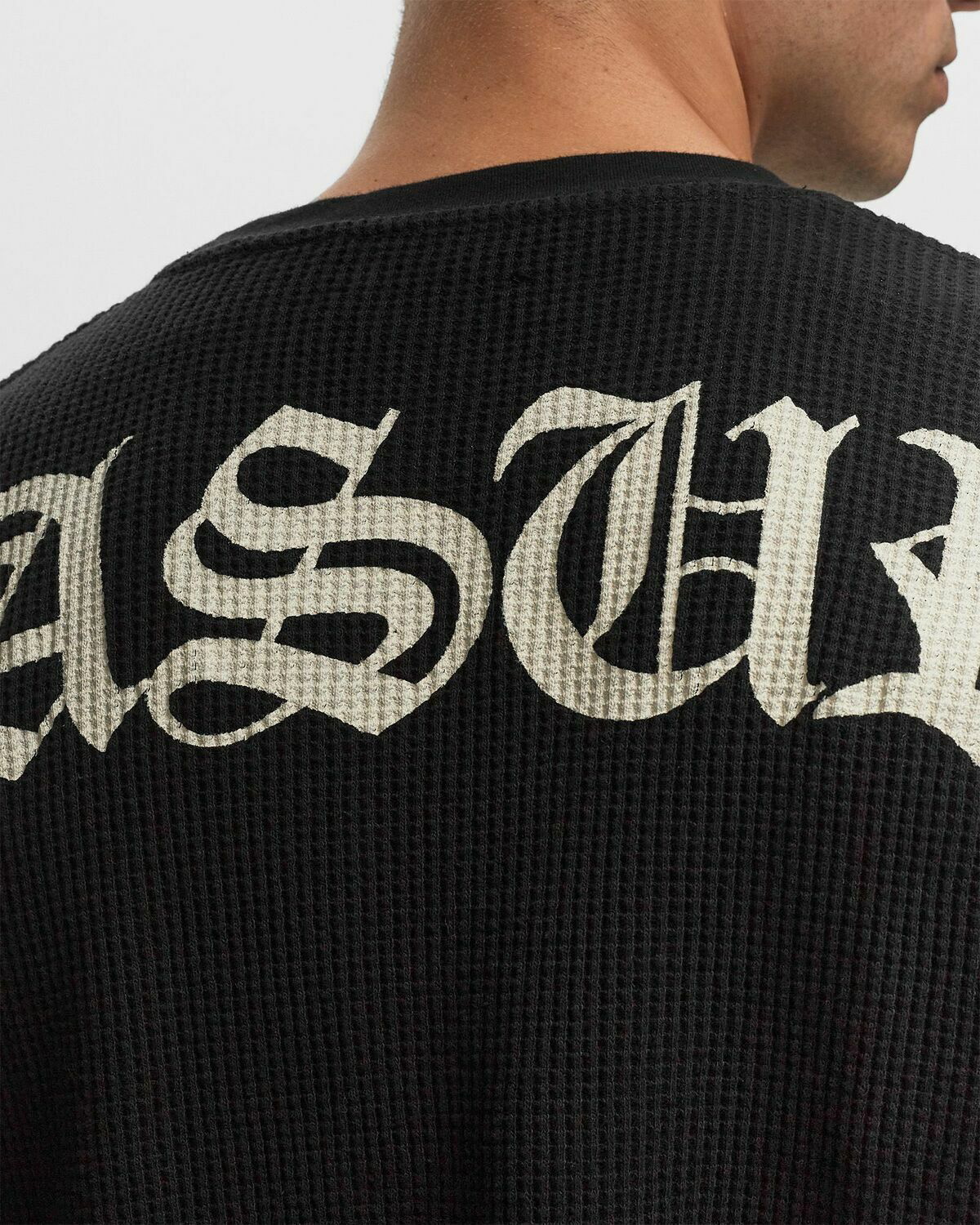 【PLEASURES】 NEURAL THERMAL SHIRT Black KNOWEAR — Pleasures - Security T-Shirt - Black