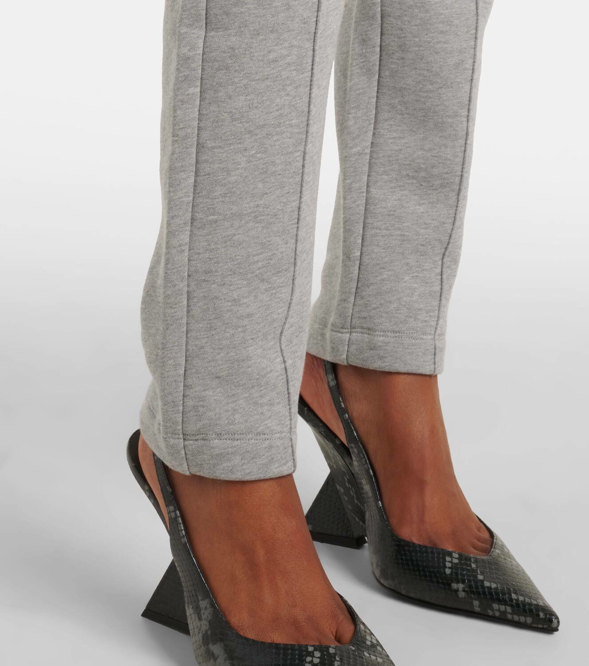 The Attico Cotton fleece sweatpants