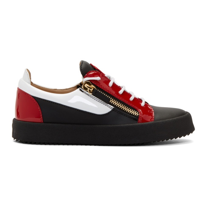 Photo: Giuseppe Zanotti Black and Red May London Sneakers