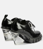 Simone Rocha Embellished leather Derby pumps