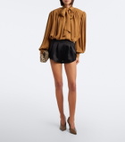 Retrofête Colton satin shorts