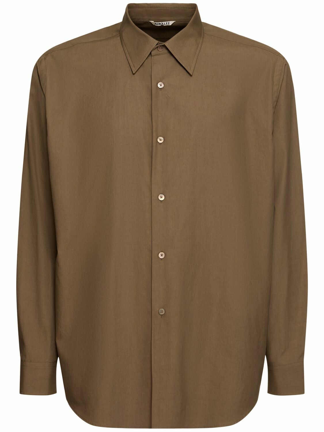 AURALEE Washed Finx Twill Shirt Auralee