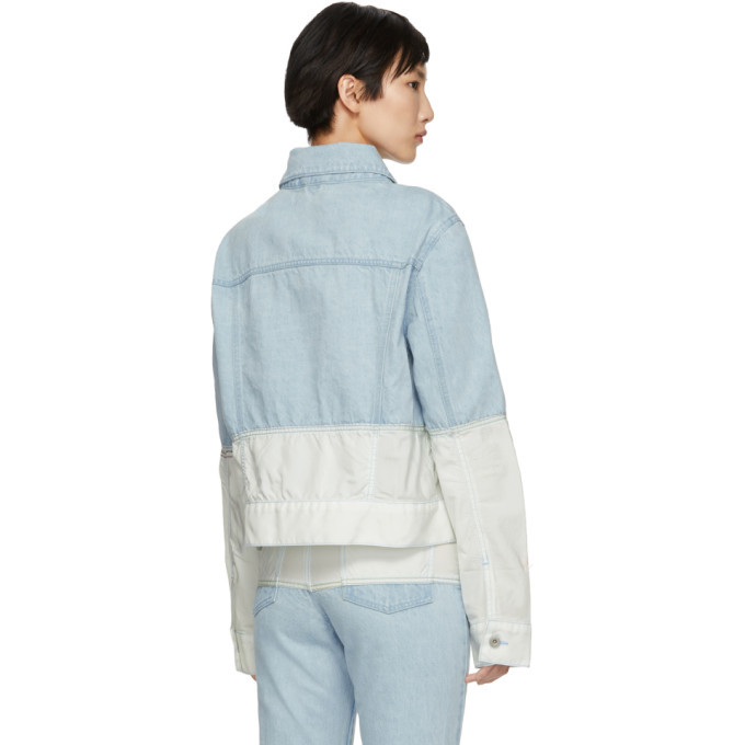Kanghyuk Blue and Off-White Airbag Denim Jacket
