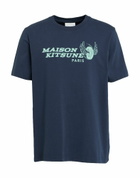 Maison Kitsuné Mens T-shirt in Navy