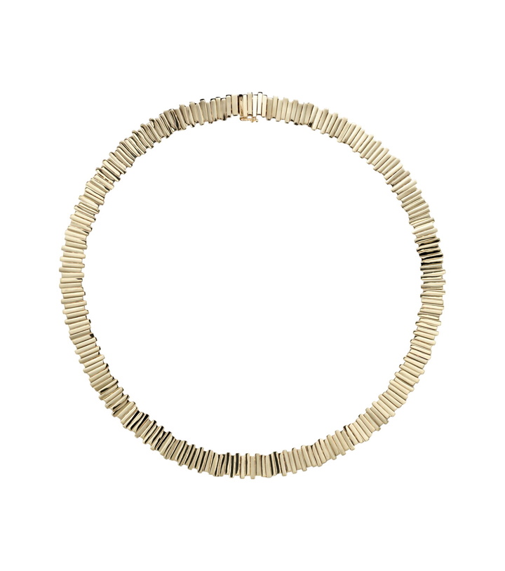 Photo: Suzanne Kalan Jagged 18kt gold necklace