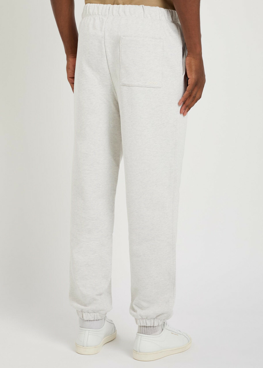 Boss Locsin Cotton Sweatpants Ecru