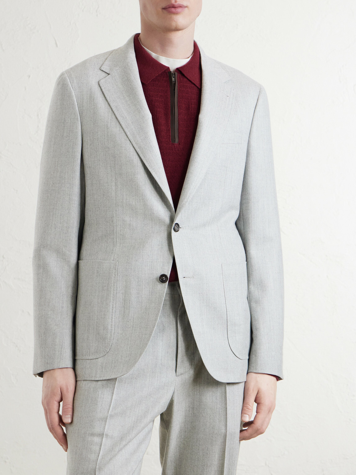 Canali - Kei Wool Blazer - Gray