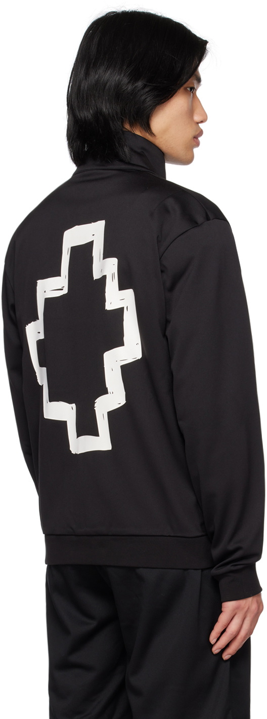 Marcelo Burlon County of Milan Black Tempera Cross Jacket