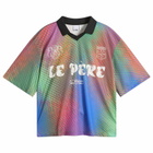 Le Père Men's Sports Jersey in Rainbow Dot