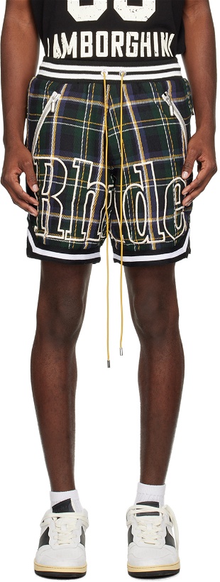 Photo: Rhude Multicolor Check Shorts