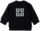 Givenchy Baby Black Printed Sweatshirt