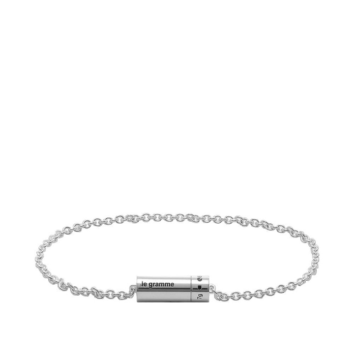 Photo: Le Gramme Chain Cable Bracelet