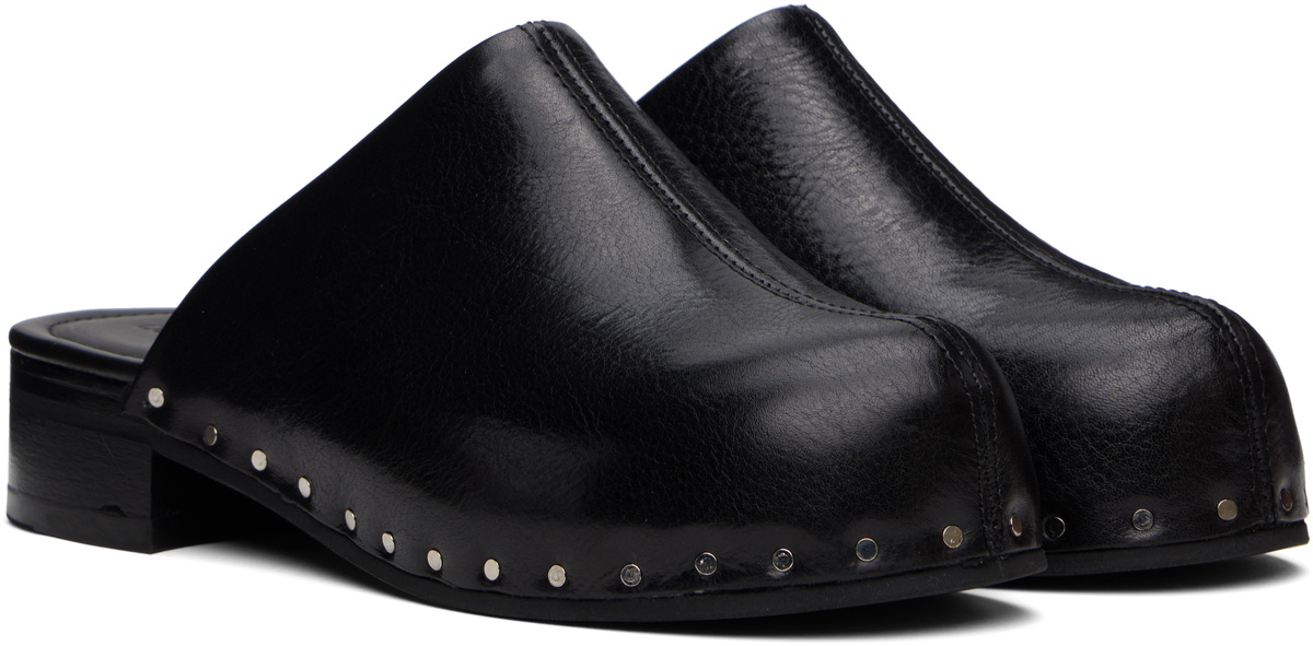 靴 our legacy NAOTO SHOE Deep Black Leather Our Legacy - Naoto Shoe Deep Black Leather