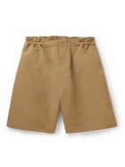 Kaptain Sunshine - Straight-Leg Shell Shorts - Brown