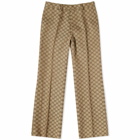 Gucci Men's GG Jacquard Aria Pant in Camel