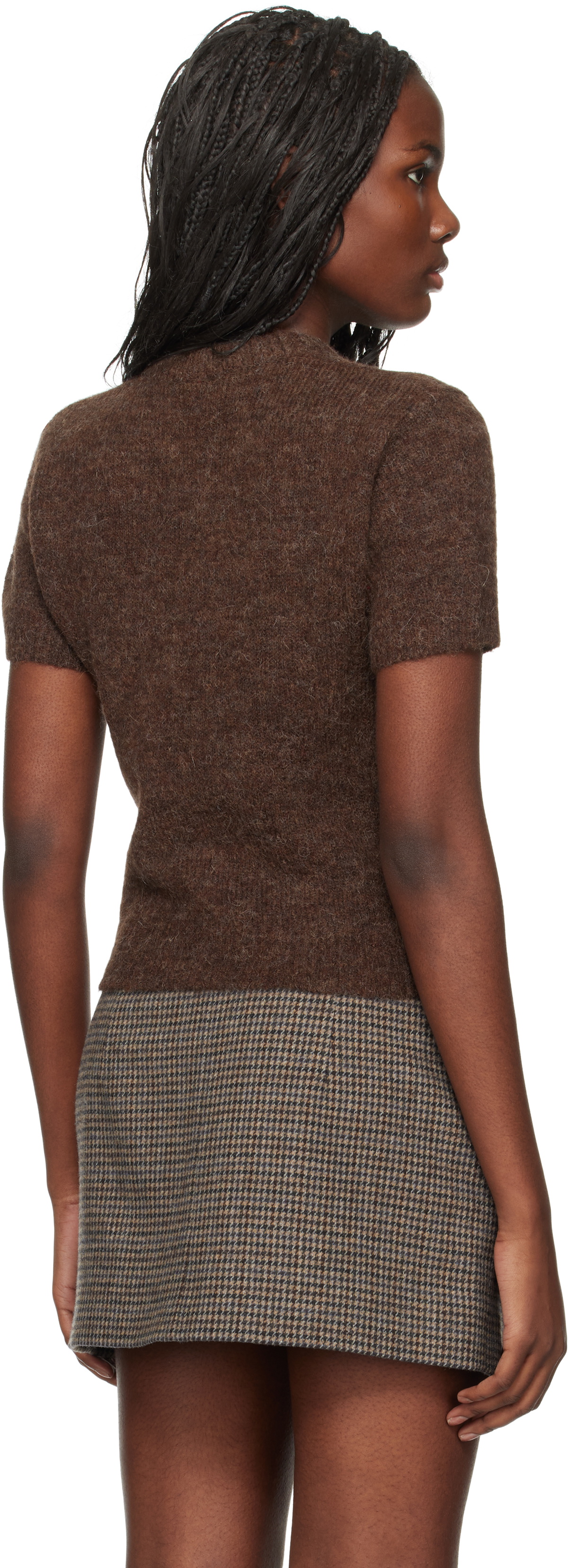 The Garment Brown Verbier Mini Sweater