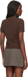 The Garment Brown Verbier Mini Sweater